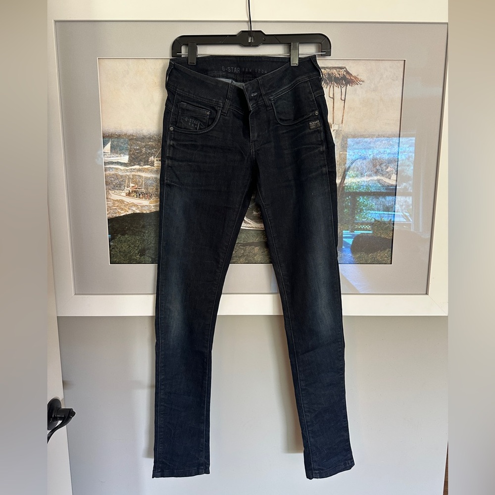 G Star skinny, low rise jeans. Size 26/27